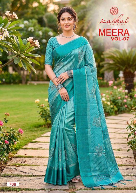 Kashvi meera vol 7 saree prices and discounts available